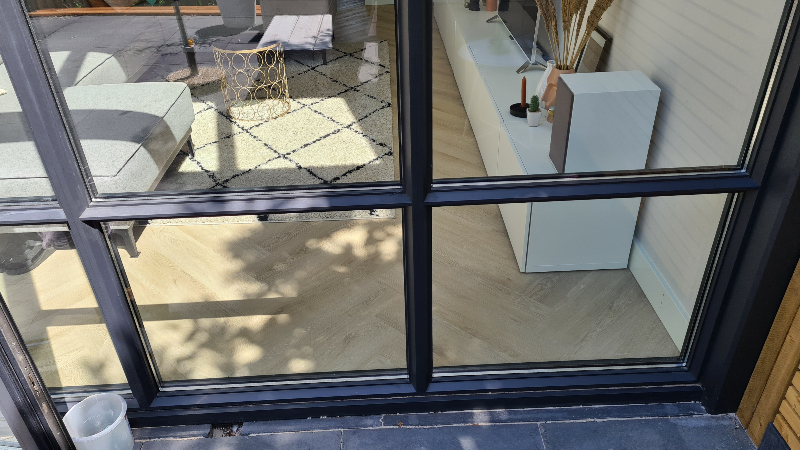 Serre renovatie met triple glas en nieuwe rubbers